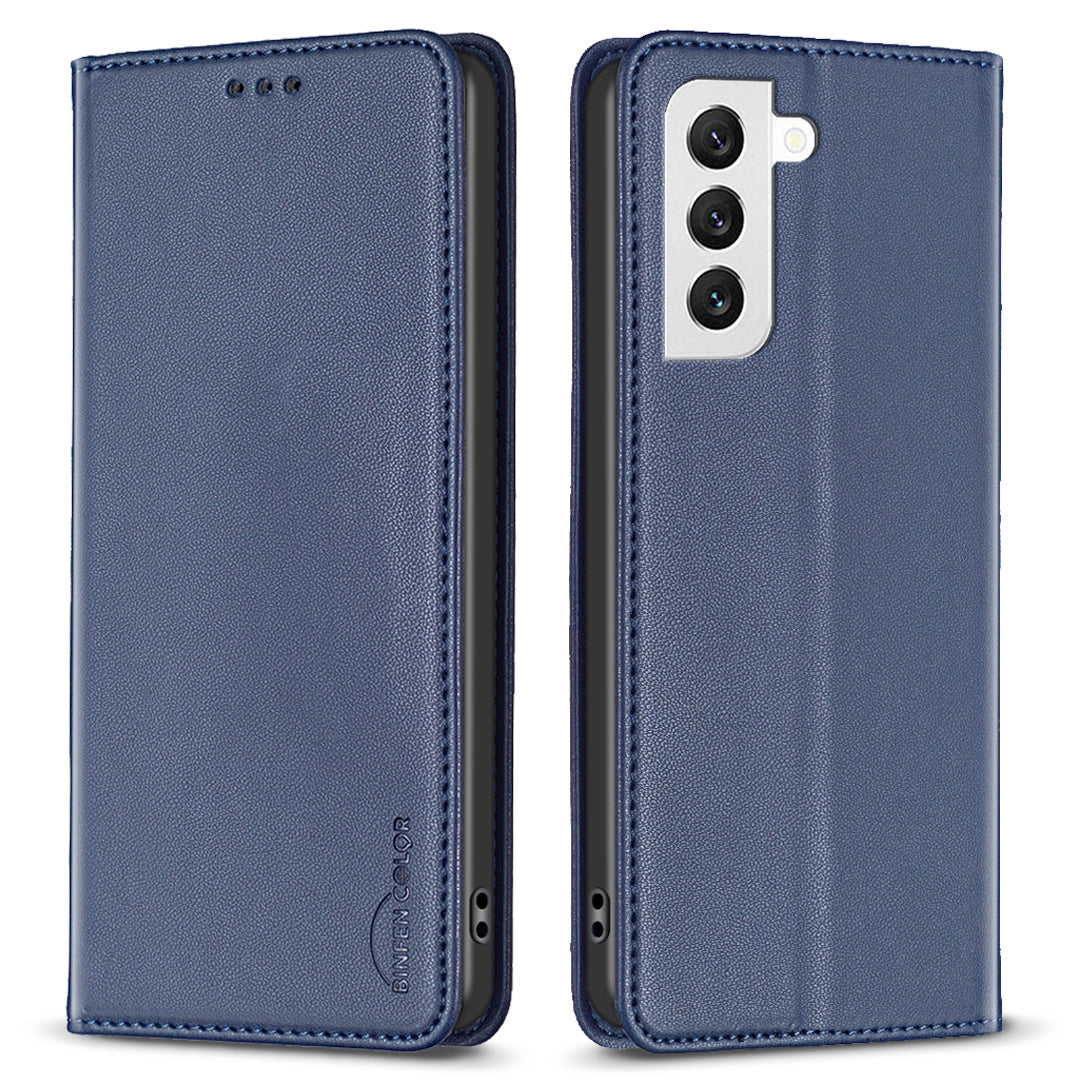 BINFEN COLOR BF18 Phone Case for Samsung Galaxy S21 FE 5G Card Holder PU Leather Stand Cover BINFEN COLOR BF18 Phone Case for Samsung Galaxy S21 FE 5G Card Holder PU Leather Stand Cover